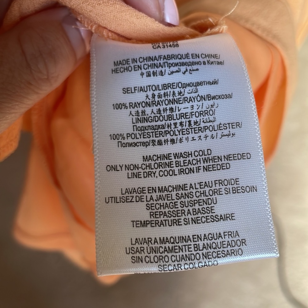 BCBGeneration Tangerine Dress Size S - Picture 3 of 3